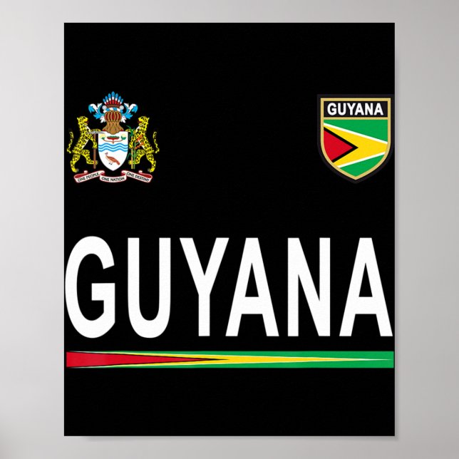 Guyana Cheer Jersey 2017  Football Guyana  Poster (Front)