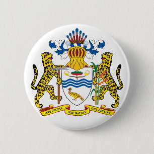 guyana emblem 2 inch round button