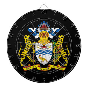guyana emblem dartboard