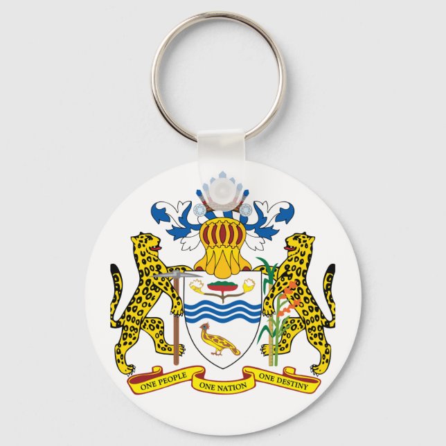 guyana emblem keychain (Front)