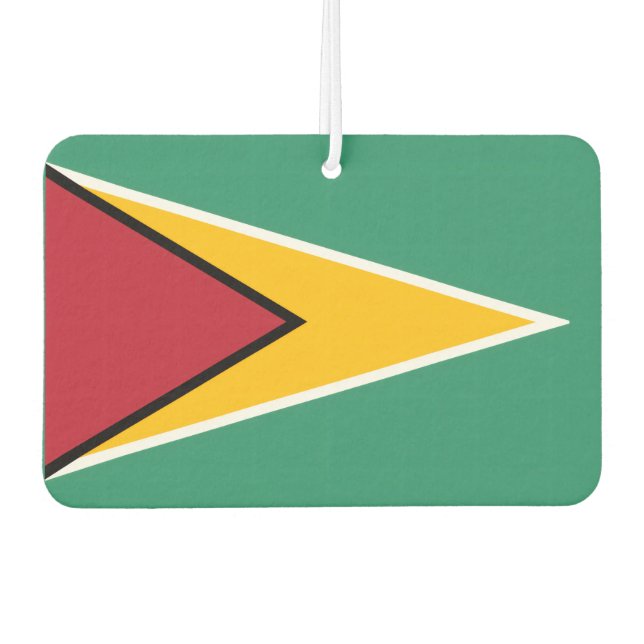 Guyana Flag Air Freshener (Front)