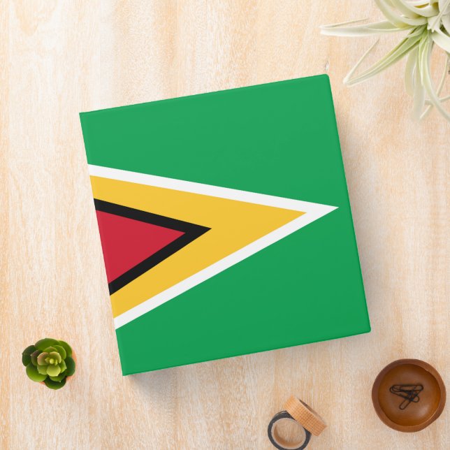 Guyana flag binder (In Situ)