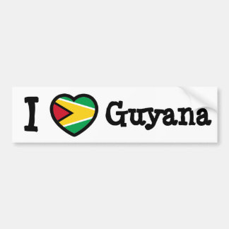 Guyana Flag Bumper Sticker