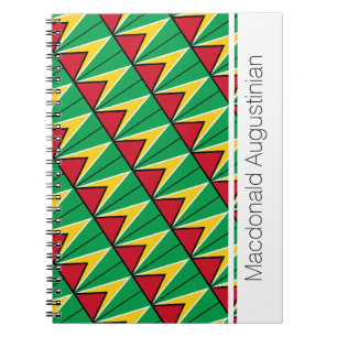 GUYANA Flag Customizable Notebook Journal