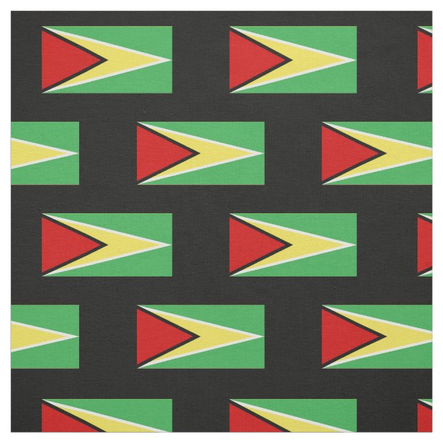 Guyana Flag Fabric (Swatch)
