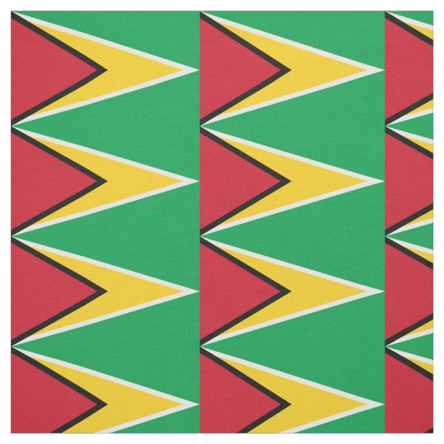 Guyana Flag Fabric (Swatch)