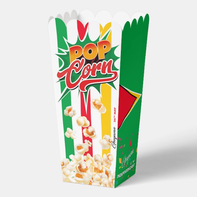 Guyana flag favor box (Back)