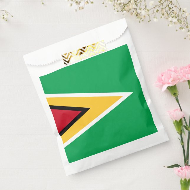 Guyana flag favour bag (Sealed)