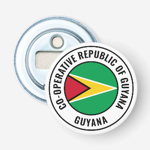 Guyana Flag Gorgeous Patriotic Bottle Opener