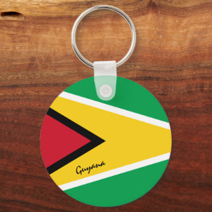 Guyana Flag & Guyana holiday, patriots / sports Keychain
