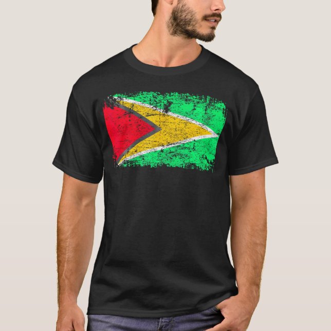 Guyana Flag  Guyana T-Shirt (Front)
