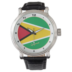 Guyana Flag & Guyana trendy fashion /design watch
