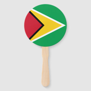 Guyana Flag Hand Fan