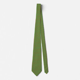 Guyana Flag Honeycomb Tie