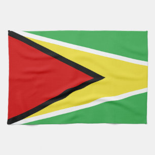 Guyana Flag Kitchen Towel