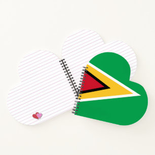 Guyana flag notebook