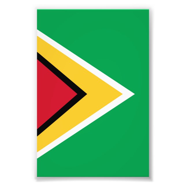 Guyana flag photo print (Front)