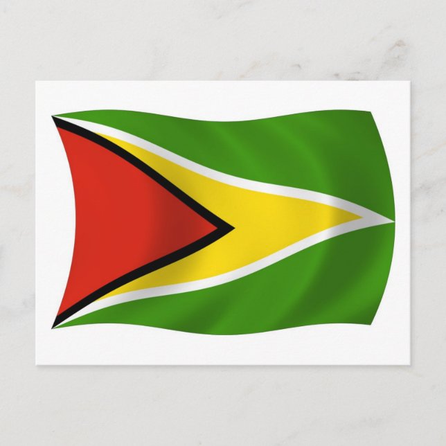 Guyana Flag Postcard (Front)