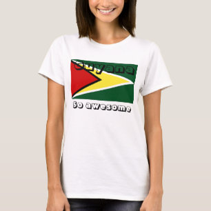 Guyana flag t-shirts