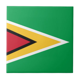 Guyana flag tile