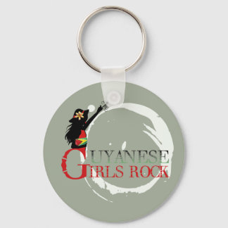 Guyana Girl Keychain