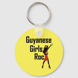 Guyana Girl Keychain