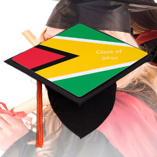 Guyana & Guyana Flag - Students / University Graduation Cap Topper