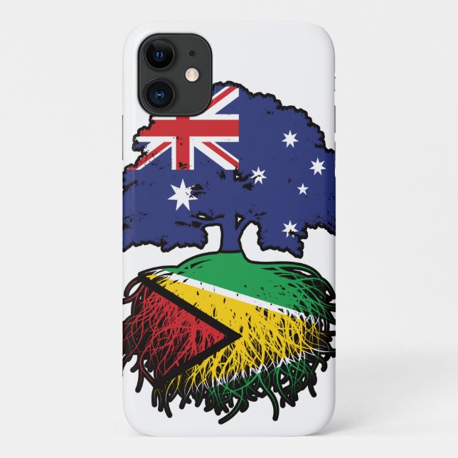 Guyana Guyanese Australian Australia Tree Roots Case-Mate iPhone Case (Back)