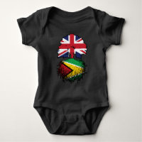Guyana Guyanese British UK Tree Roots Flag