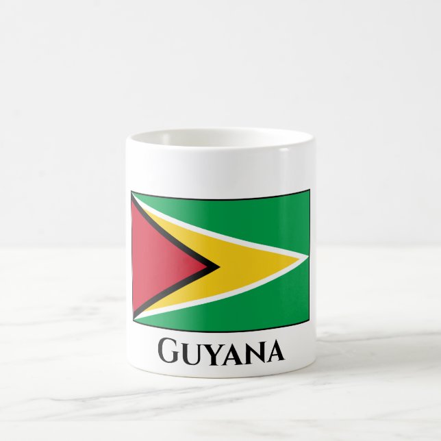 Guyana (Guyanese) Flag Coffee Mug (Center)