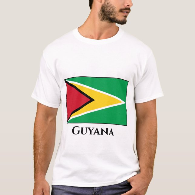 Guyana (Guyanese) Flag T-Shirt (Front)