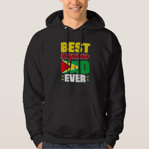 Guyana Guyanese Guyana Flag Best Guyanese Dad Ever Hoodie