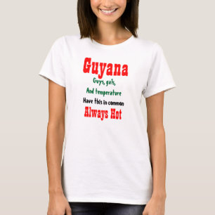 Guyana hot girls and guys t-shirts