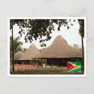 Guyana -  Houses - Postcard