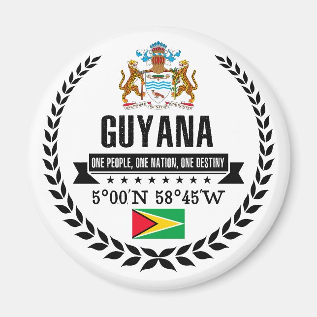 Guyana Magnet (Front)