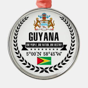 Guyana Metal Ornament