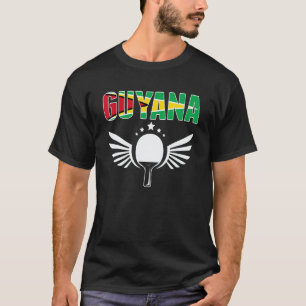 Guyana Ping Pong  Guyanese Table Tennis Team Suppo T-Shirt