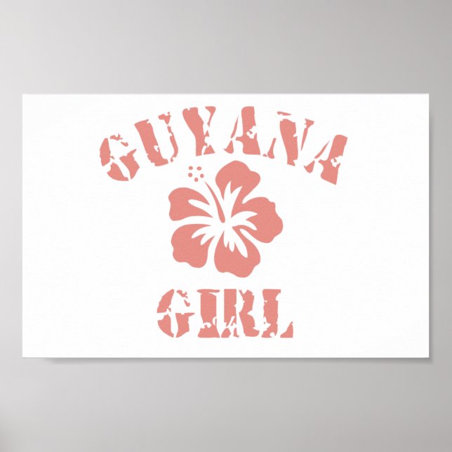 Guyana Pink Girl Poster (Front)