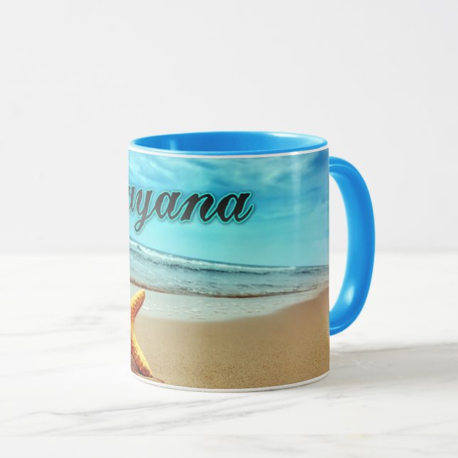 Guyana starfish mug (Front Right)