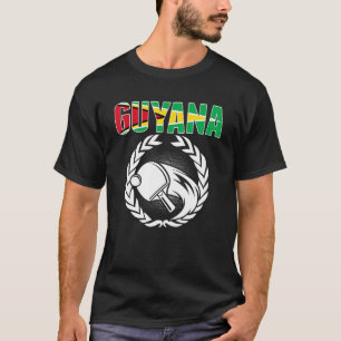Guyana Table Tennis  Guyanese Ping Pong Team Suppo T-Shirt