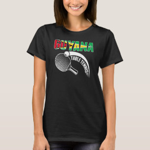 Guyana Table Tennis Lovers Guyanese Ping Pong Team T-Shirt