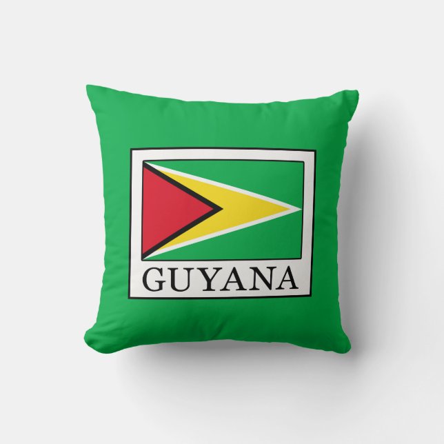 Guyana Throw Pillow (Front)