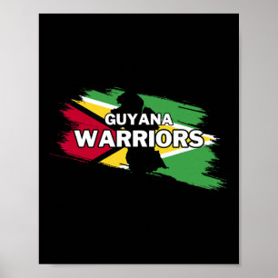 Guyana Warriors Cricket Poster