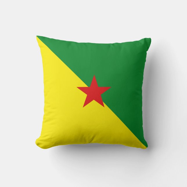 Guyane Flag x Flag Pillow (Front)