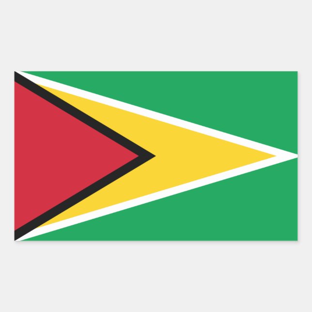 Guyanese Flag, Flag of Guyana Sticker (Front)