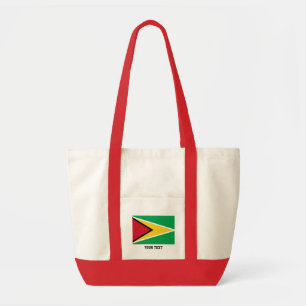 Guyanese flag tote bag