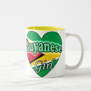 Guyanese Girl Two-Tone Coffee Mug