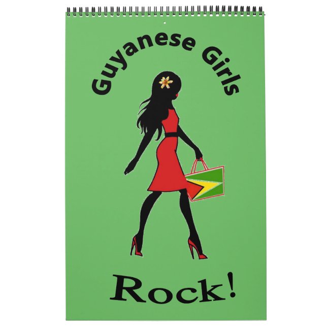 Guyanese Girls Rock Calendar (Cover)