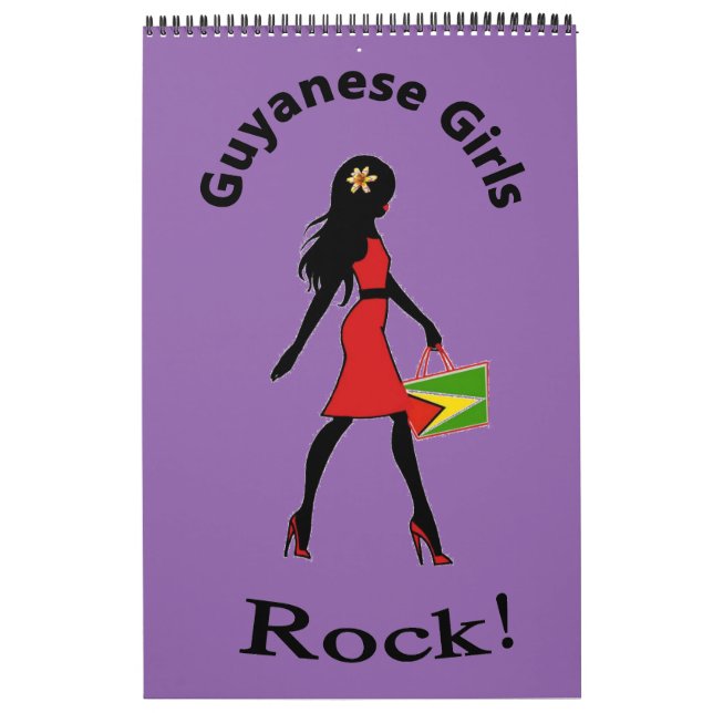 Guyanese Girls Rock Calendar (Cover)