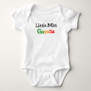 guyanese little miss baby bodysuit